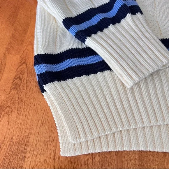 Polo Ralph Lauren Cable-Knit Cotton Cricket Sweater - Picture 3 of 7